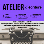 ATELIER D’ÉCRITURE